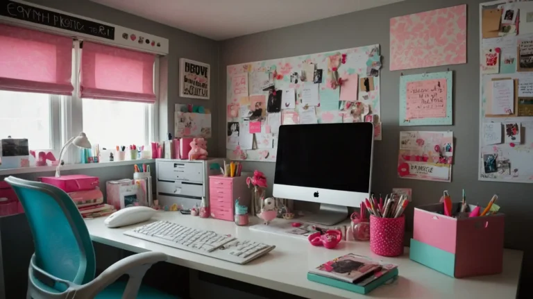 27 Adorable Girly Cubicle Décor Ideas to Transform Your Workspace