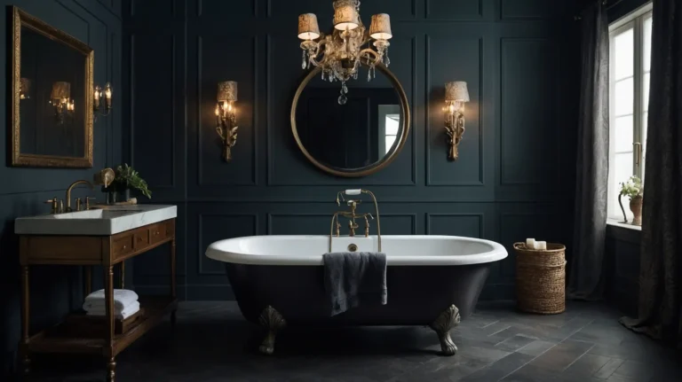 27 Sophisticated Moody Vintage Bathroom Ideas to Transform Your Space in 2025
